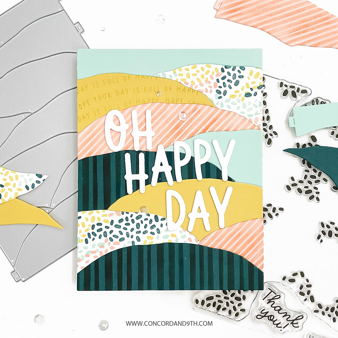 Concord & 9th Hillside Stencil Set (2 qty; 4.75 x 6)