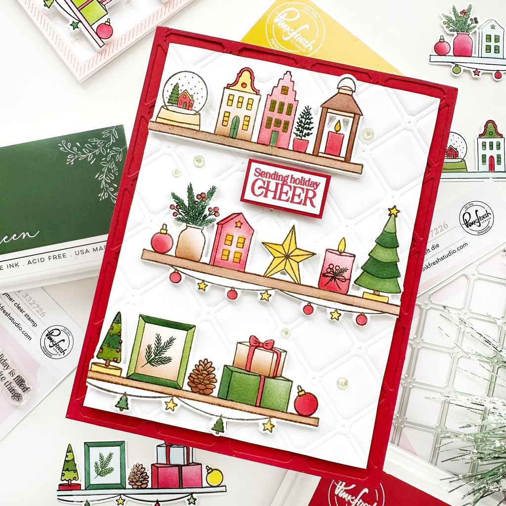 Pinkfresh Studio Holiday Treasures press plate