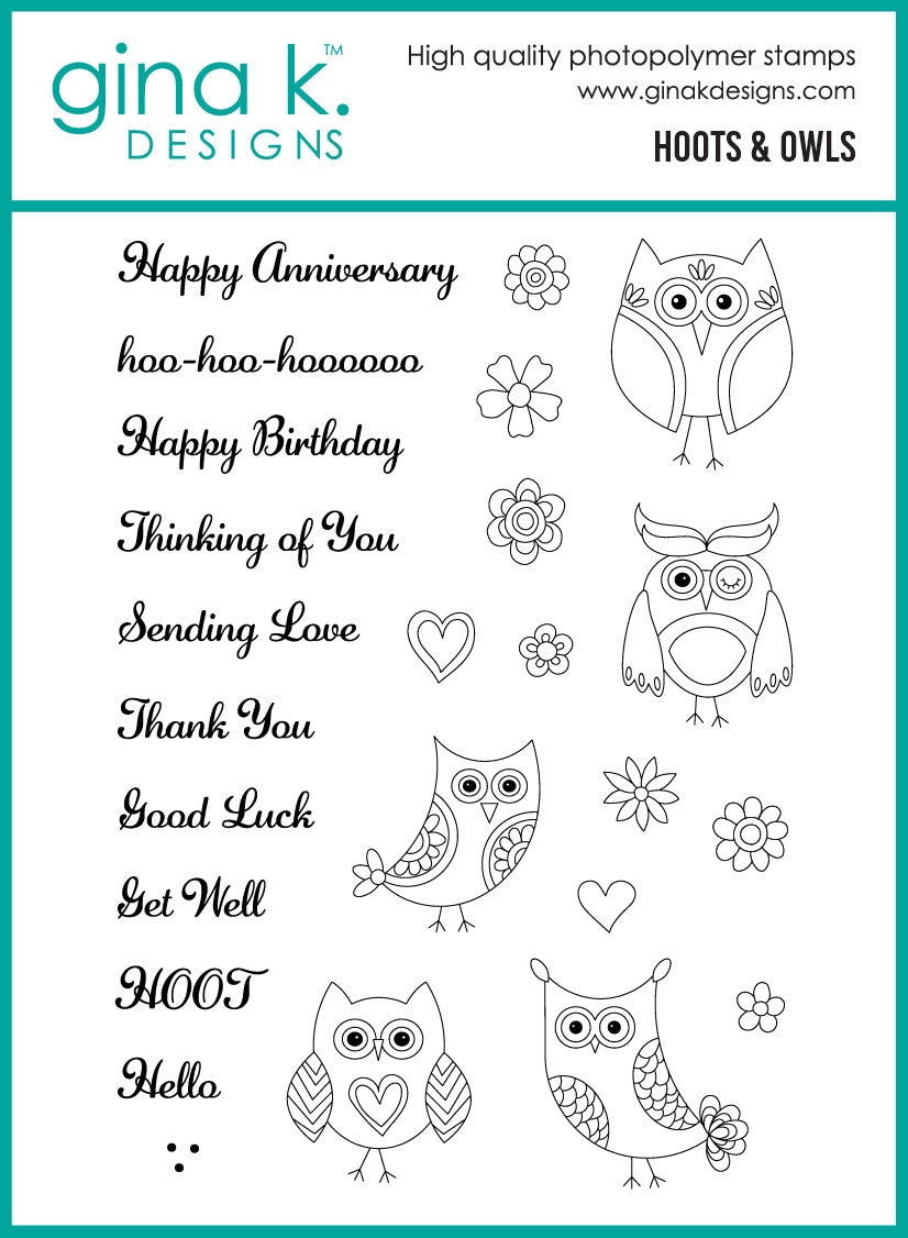 Gina K Designs BUNDLE- Hoots and Owls