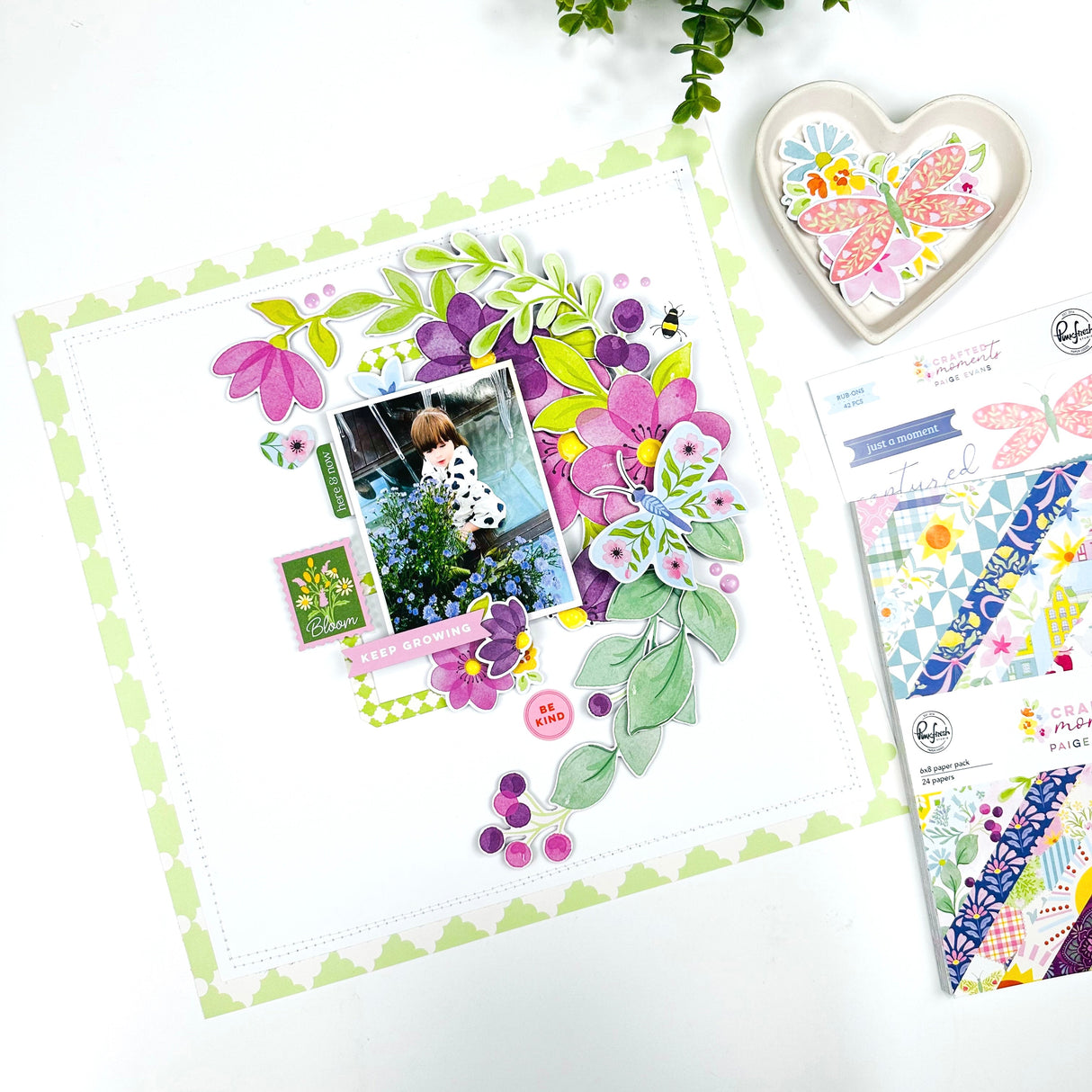 Pinkfresh Studio Crafted Moments: Floral Ephemera