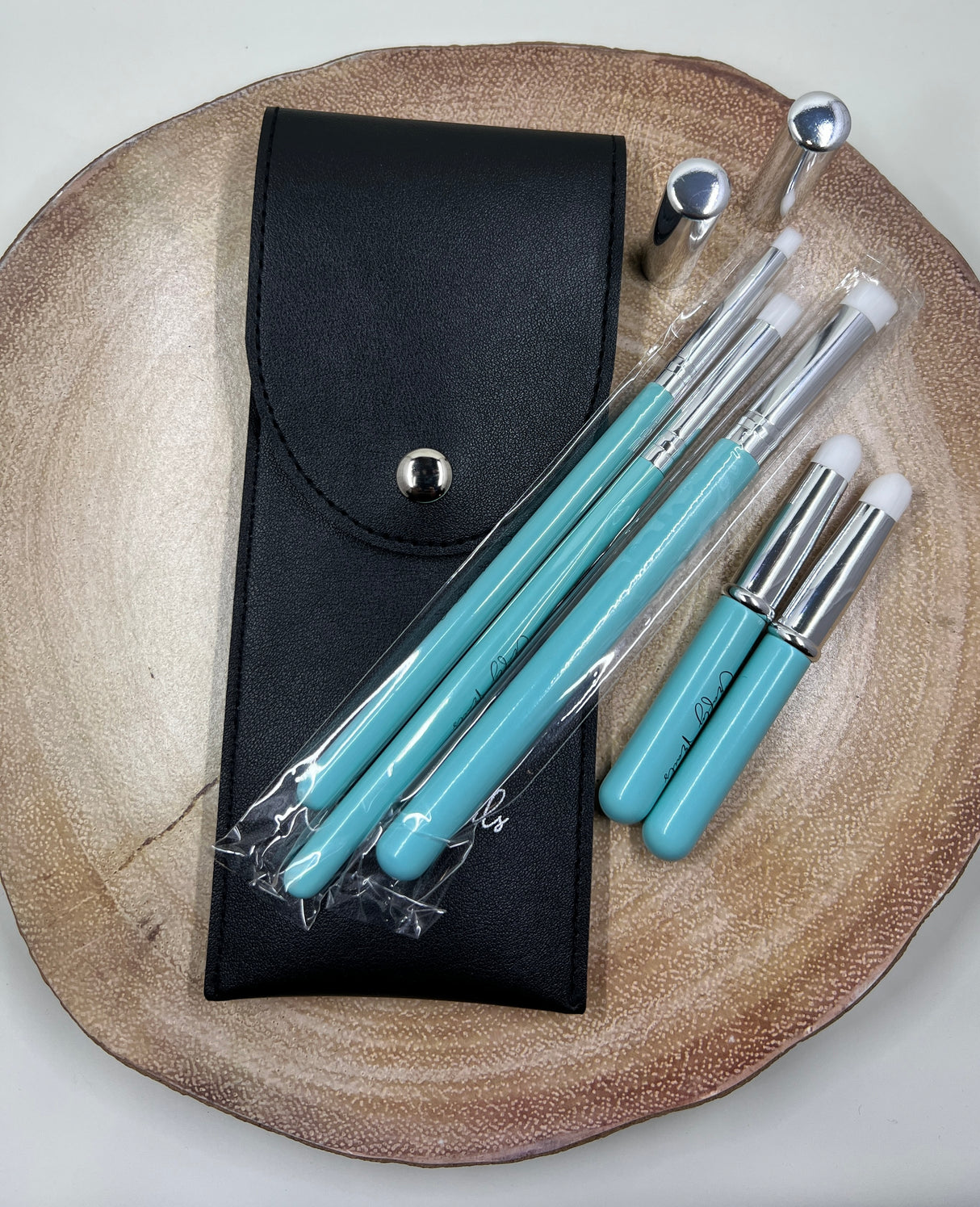 Crafty Trails mini Blending Brush pack of 3 in a Bag with 2 Free brush