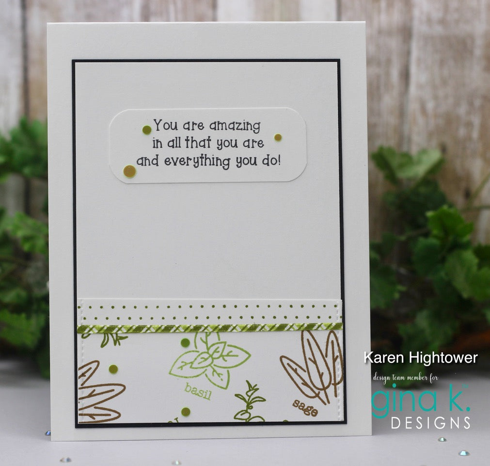 Gina K Design STAMPS- Inside Edition