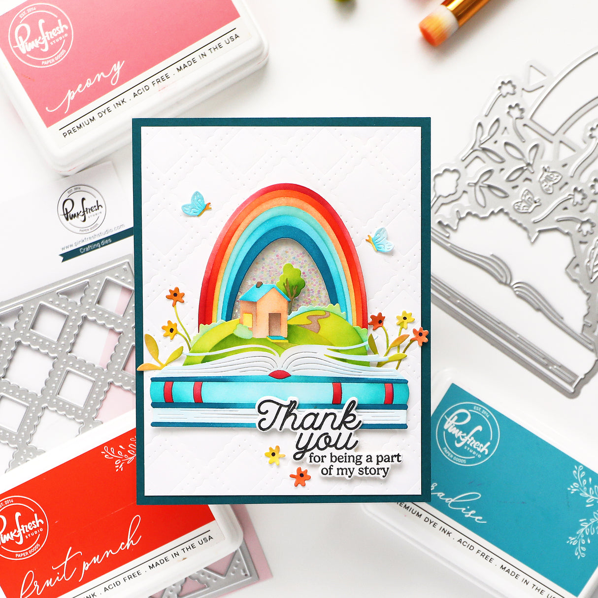 Pinkfresh Studio Twilight Tales stamp, Stencil & Die Bundle