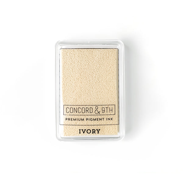 Concord & 9th Ink Pad: Ivory