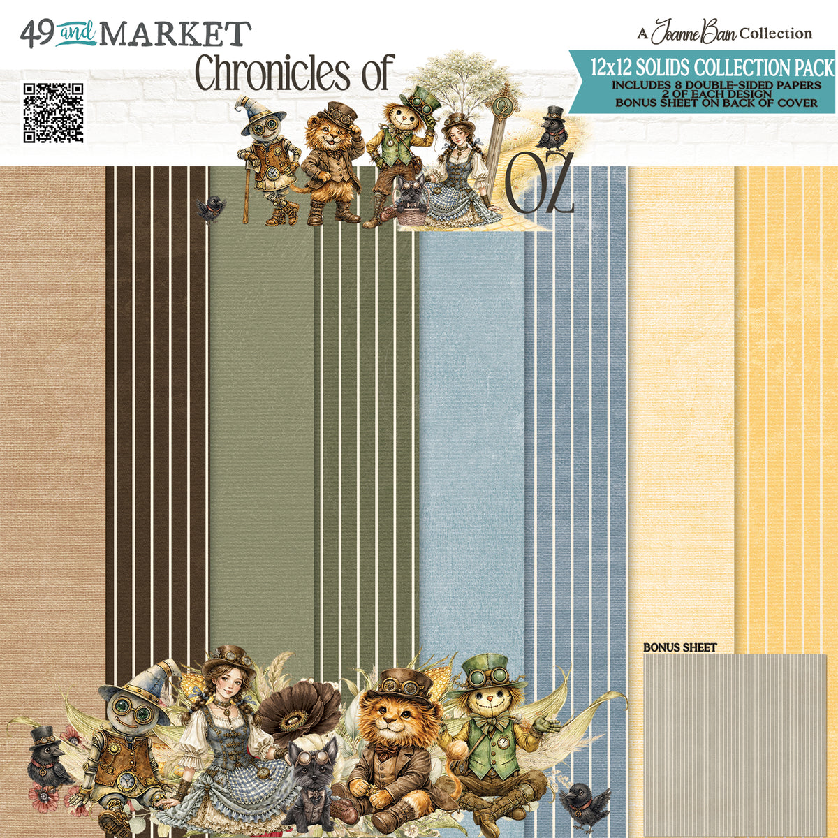 49 & Market Chronicles of Oz 12x12 Solids Collection Pack - JCO-38286