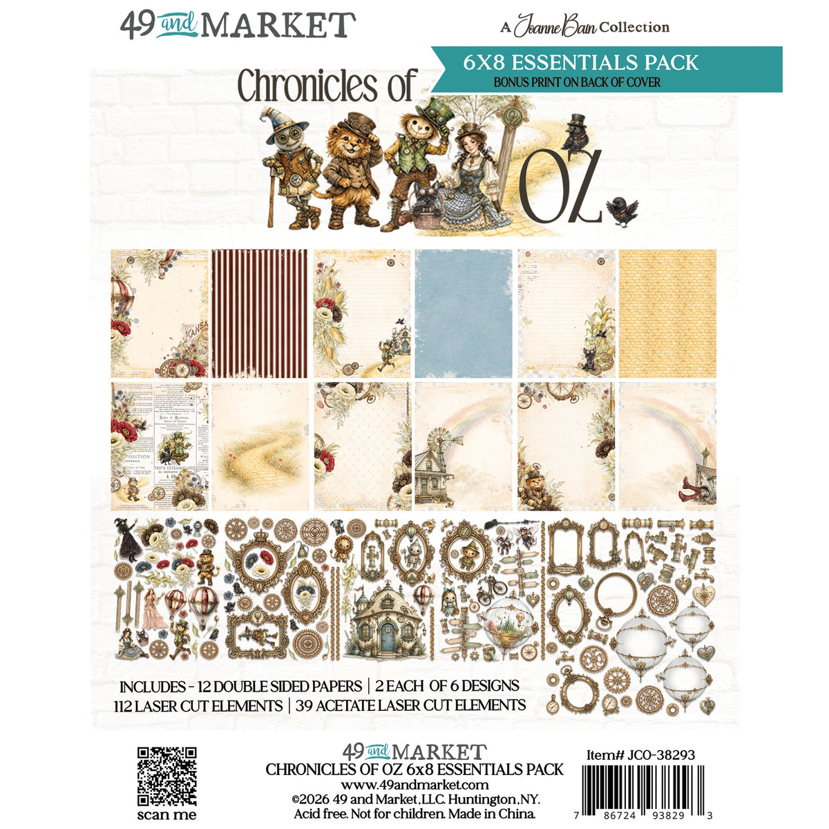49 & Market Chronicles of Oz 6x8 Essentials Pack - JCO-38293