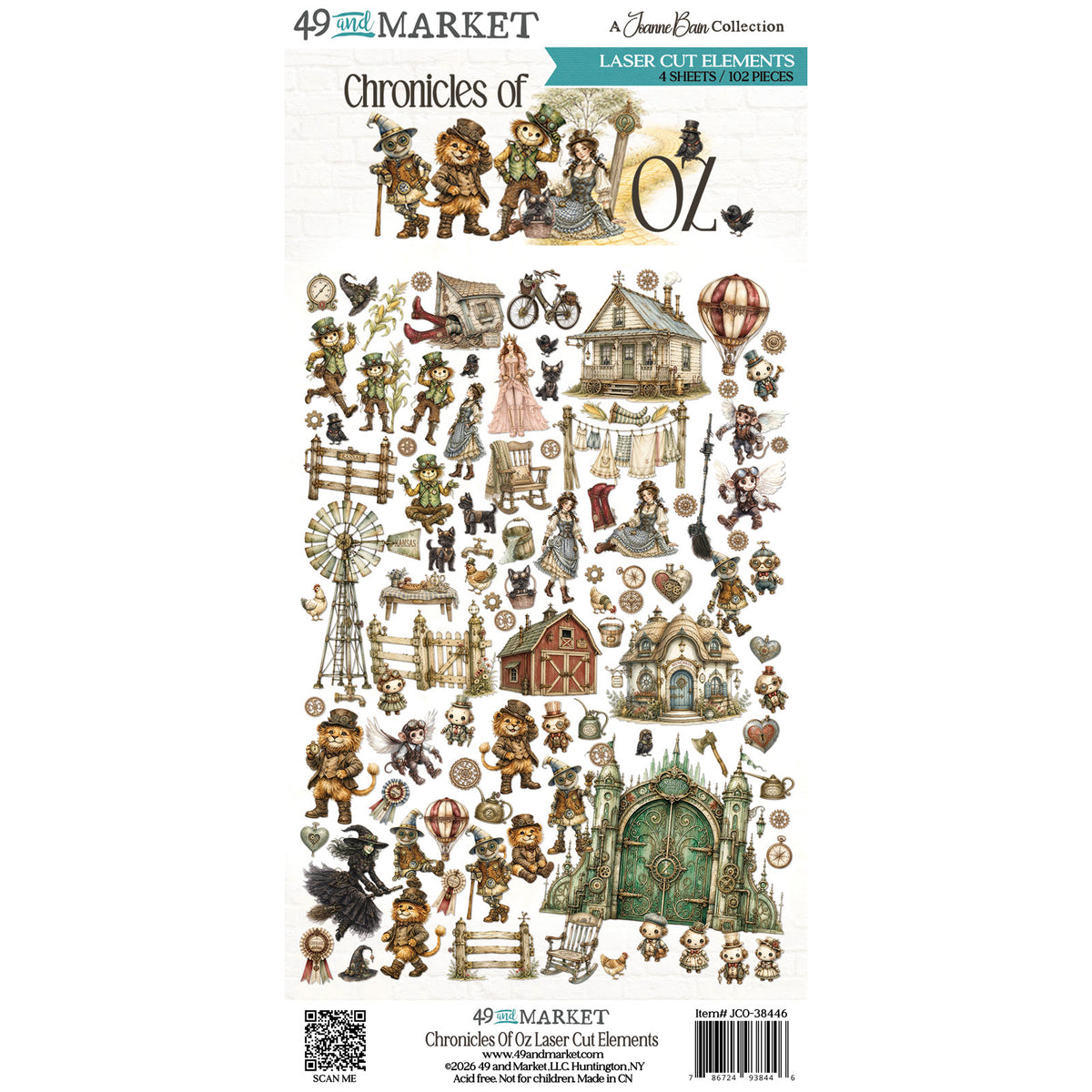 49 & Market Chronicles of Oz Laser Cut Elements - JCO-38446