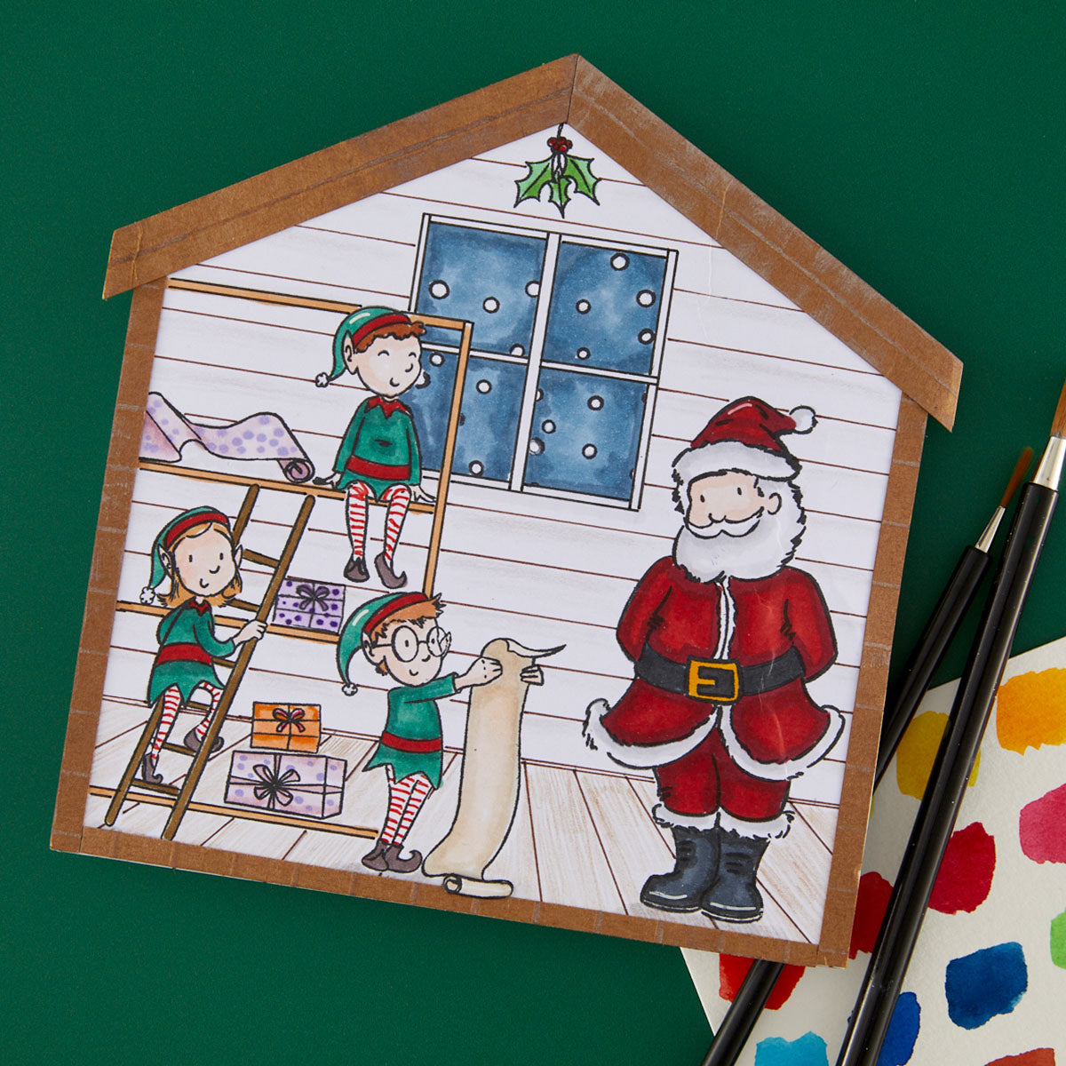 Spellbinders Custom Christmas Clear Stamp Set by Josh Griffiths Studio