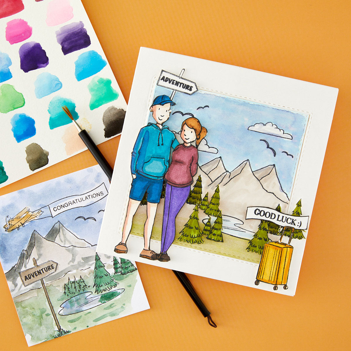 Spellbinders Beyond Stamping Outside Elements Clear Stamp Set by Josh Griffiths Studio - JGS0004