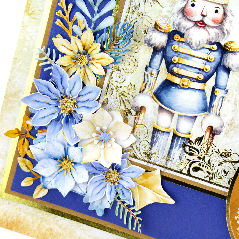 Katy Sue Winter Blooms Die Cut Flowers & Leaves, 12 sheets