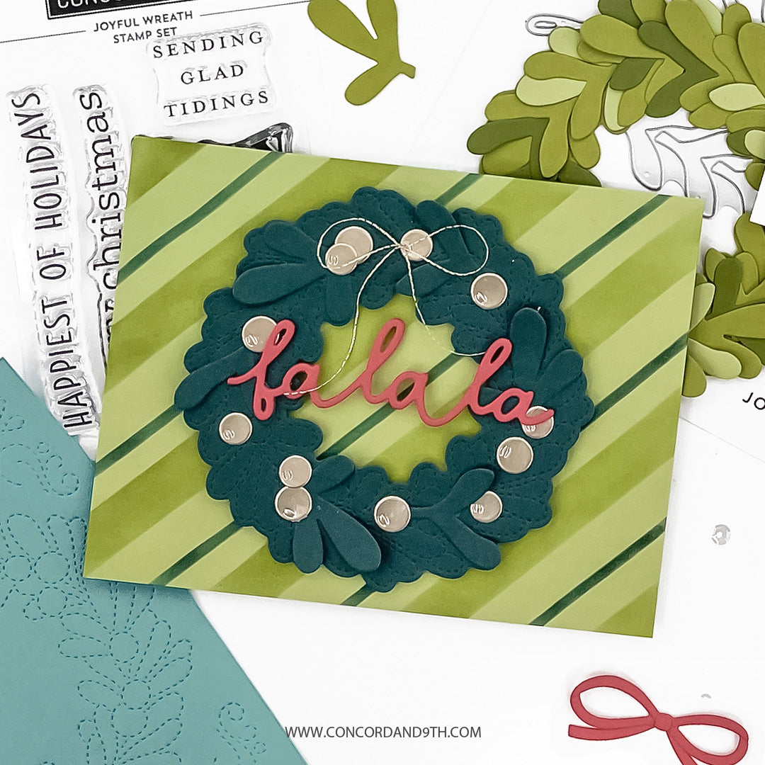 Concord & 9th Joyful Wreath Stamp and Dies Bundle