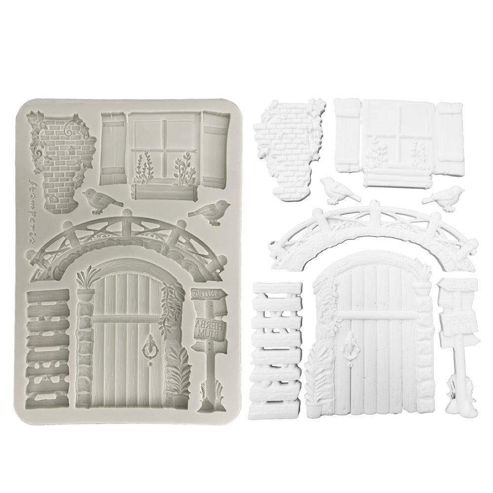 Stamperia Herbarium Silvae A5 Silicon Mould Bridge (KACMA598)