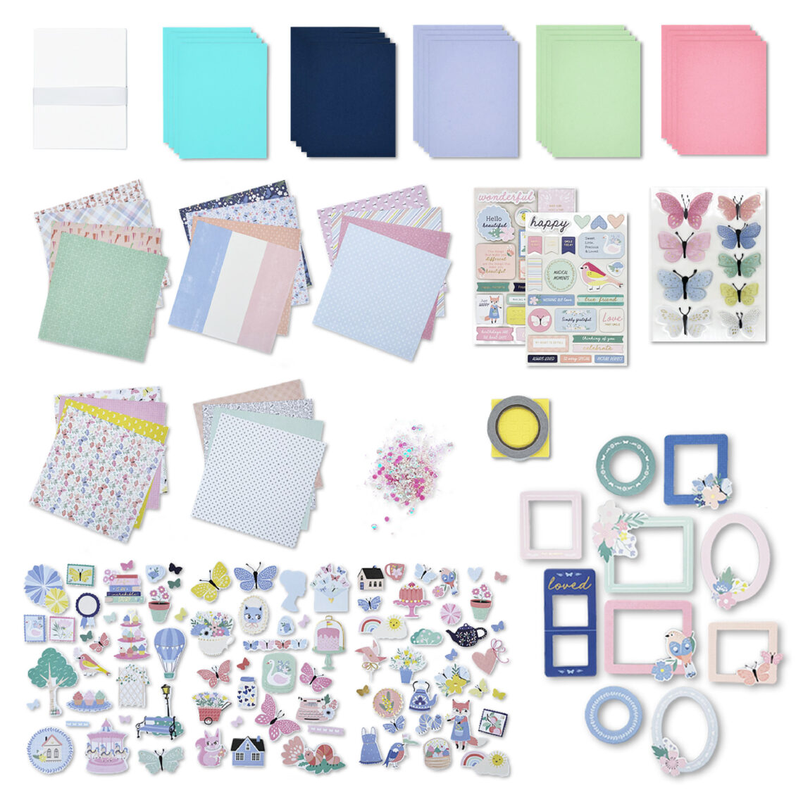 Spellbinders A little Hello - Quick & Easy Card Kit of the Month Club