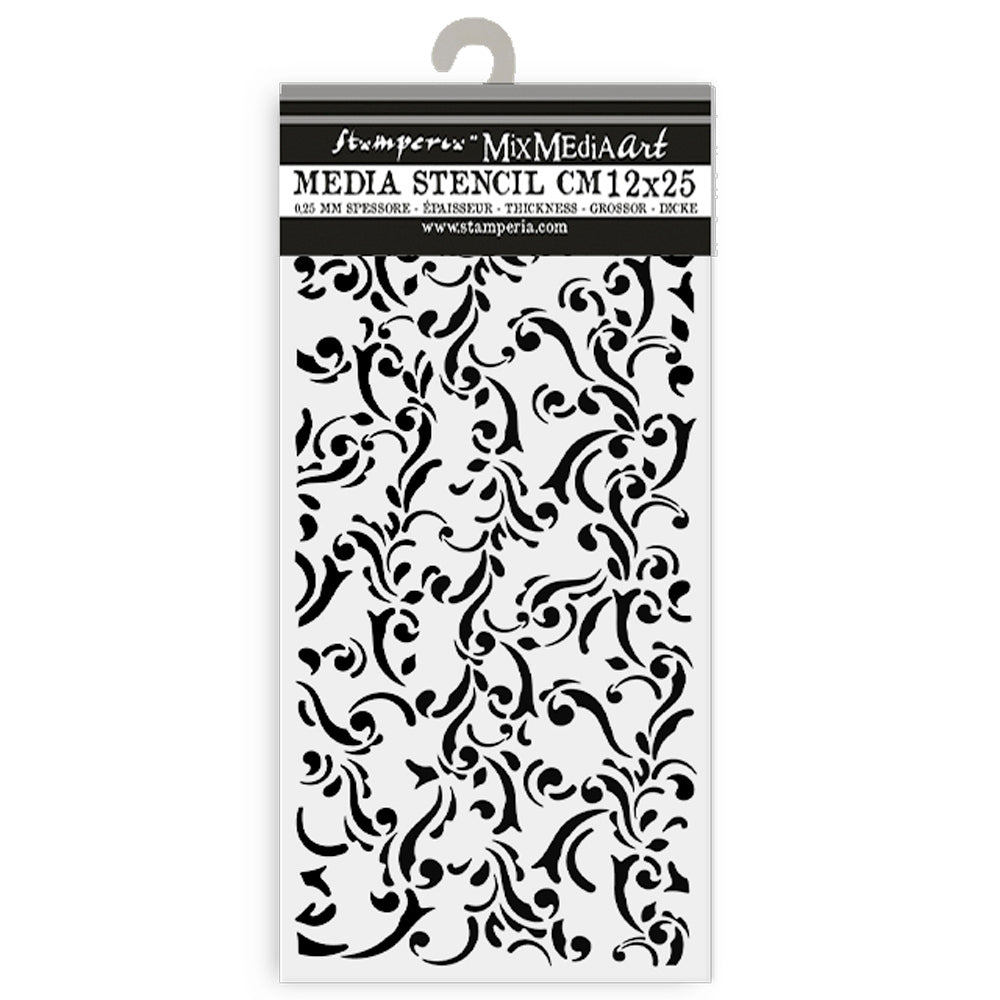 Stamperia Thick stencil cm 12X25 - Gear up for Christmas texture KSTDL99
