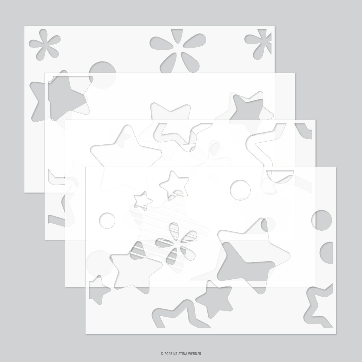Concord & 9th KRISTINA WERNER Little Star Stencil Pack