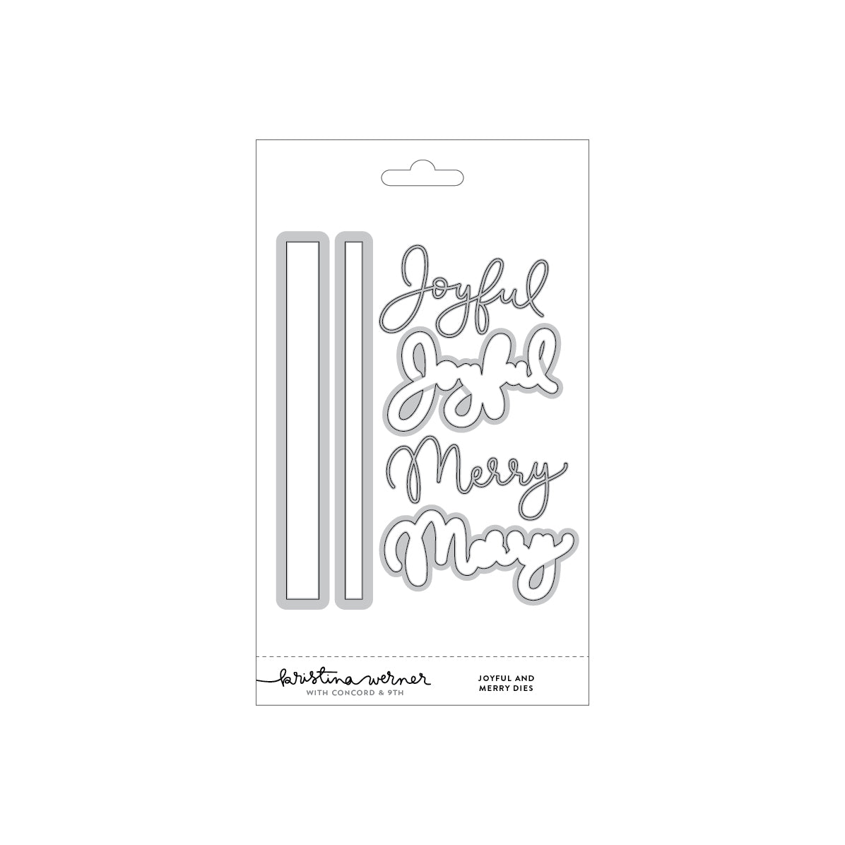 Concord & 9th Kristina Werner Joyful and Merry Stamp and Die Bundle