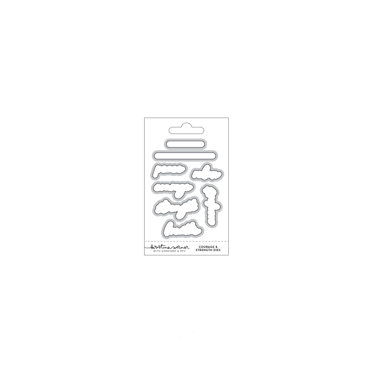Concord & 9th KW Courage and Strength Stamp & Die Bundle