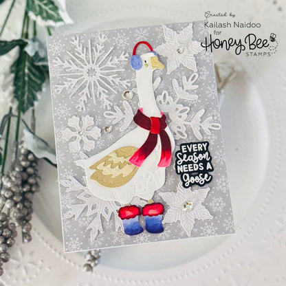 Honey Bee Stamps Silly Goose - 4x6 Photopolymer Stamp Set & Die Bundle