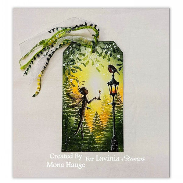 Lavinia Stamp Christmas Mistletoe Stamp LAV924