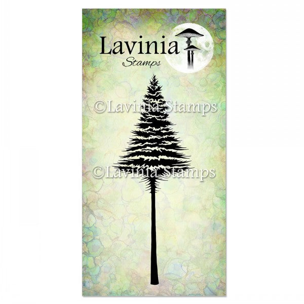 Lavinia Stamp Snowy Fir Tree Stamp LAV930