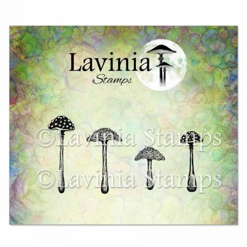 Lavinia Stamp Purple Cap Mushrooms Stamp LAV974