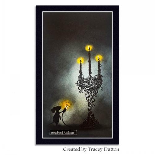 Lavinia Stamp Vine Candelabra Stamp LAV978