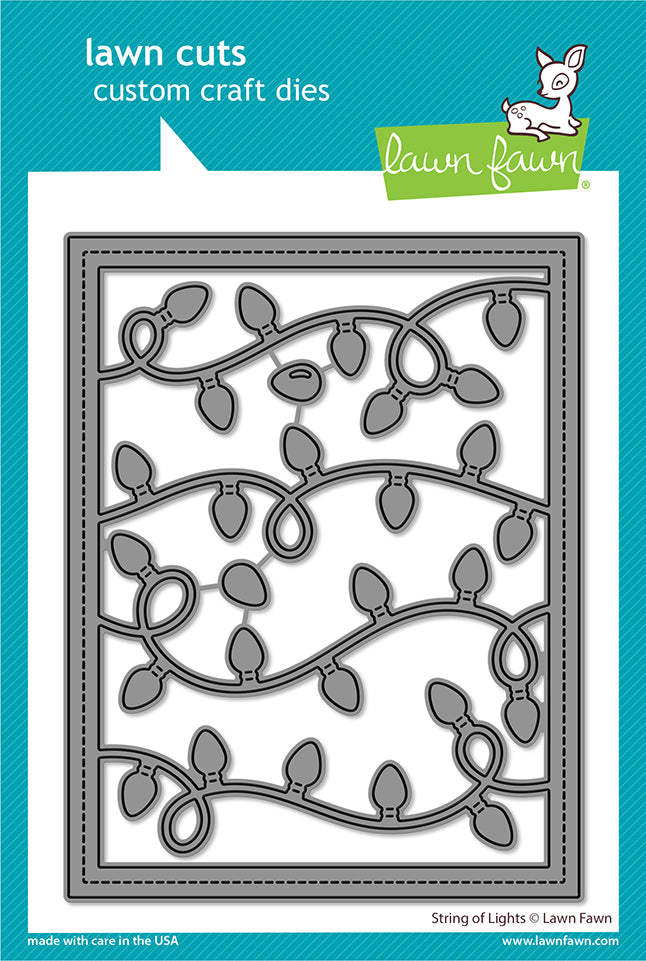 LF3526 - Lawn Cuts - String of Lights Backdrop Dies