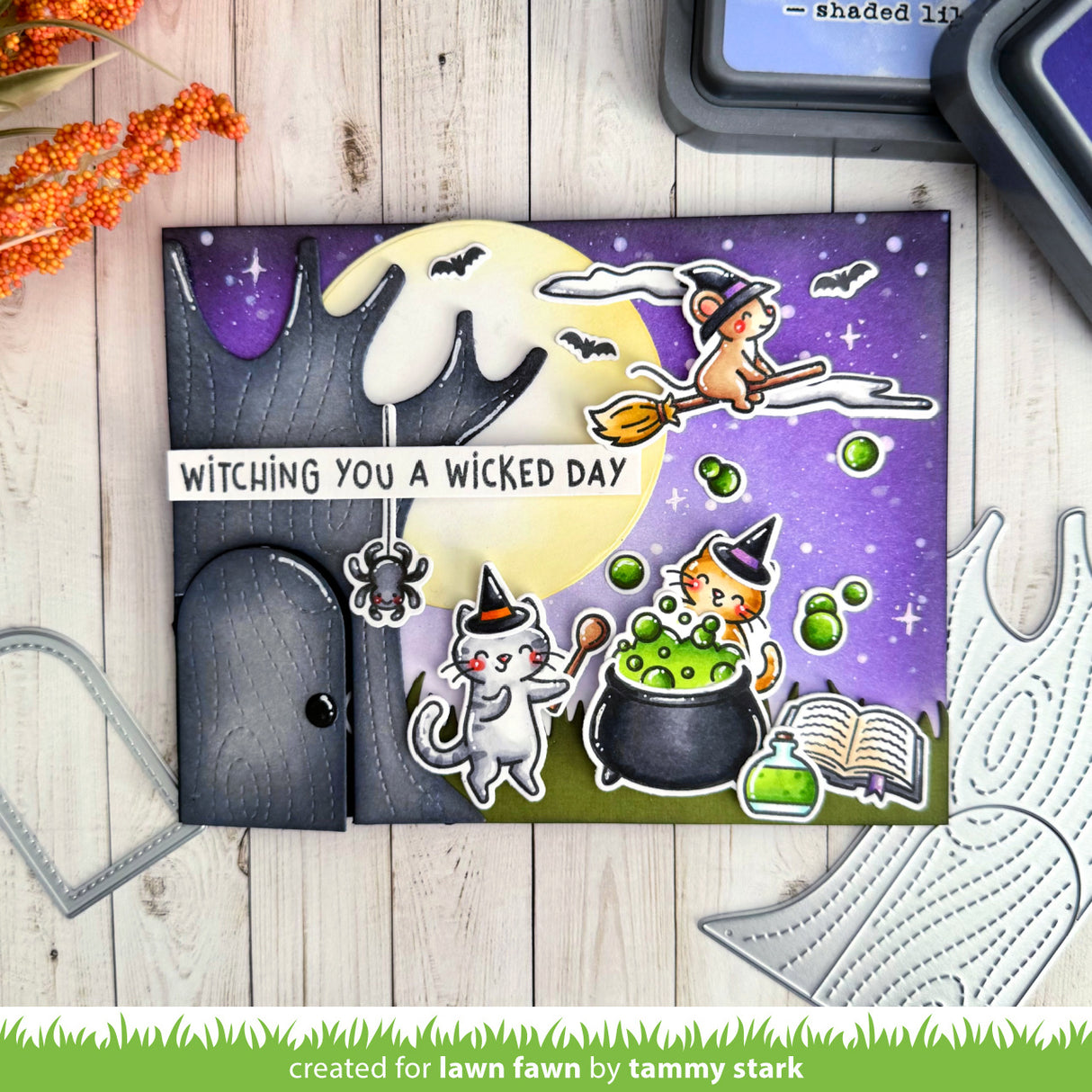 Lawn Fawn LF 3863 knock knock, who's there?