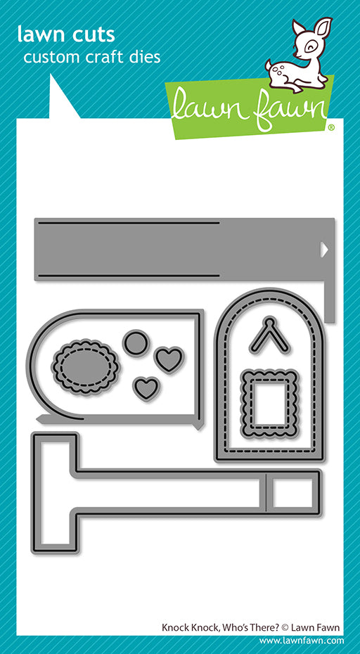 Lawn Fawn LF 3863 knock knock, who's there?