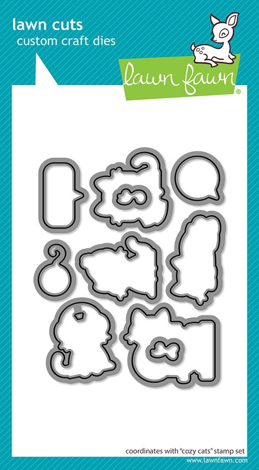 Lawn Fawn LF3897 - Lawn Cuts - Cozy Cats Dies