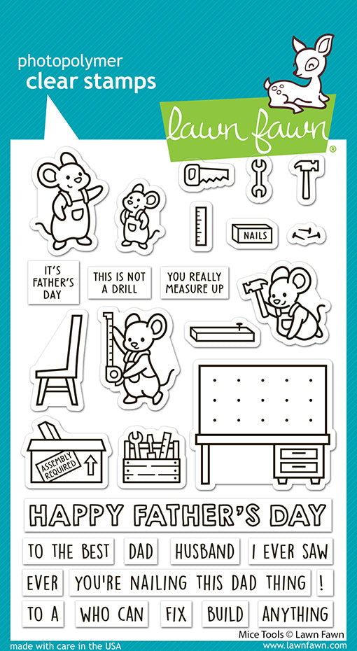 Lawn Fawn LF4065/LF4066 – Mice Tools Stamp & Die Bundle