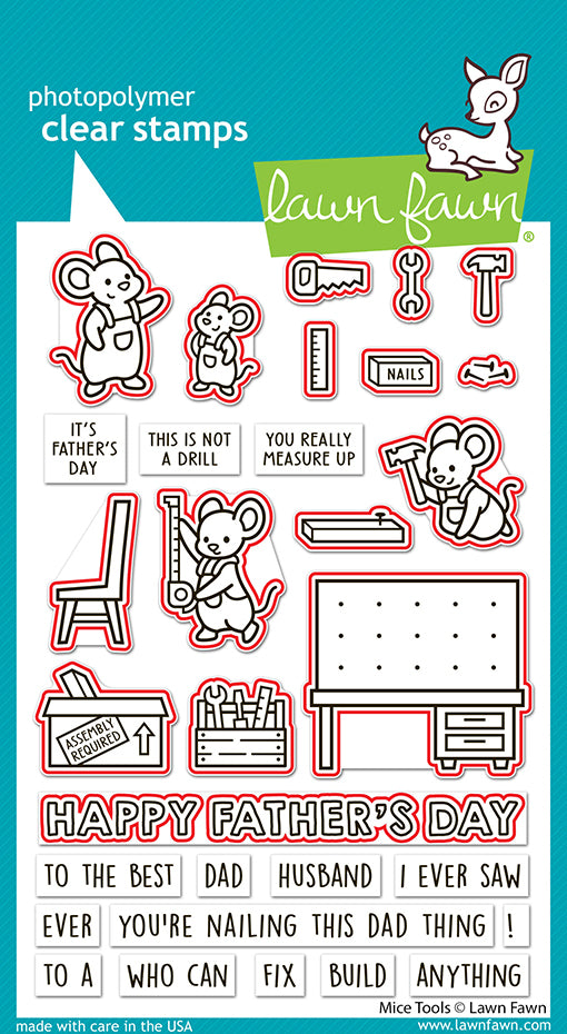 Lawn Fawn LF4065/LF4066 – Mice Tools Stamp & Die Bundle