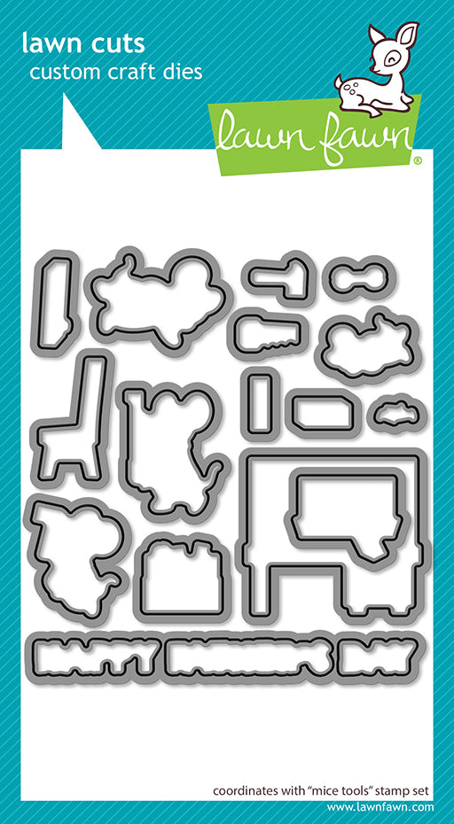 Lawn Fawn LF4065/LF4066 – Mice Tools Stamp & Die Bundle