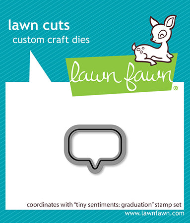 Lawn Fawn LF4082/LF4083 – Tiny Sentiments Graduation Stamp & Die Bundle