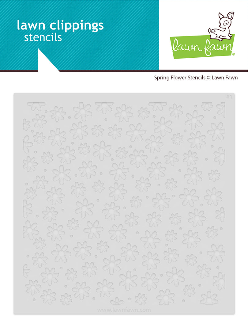 Lawn Fawn LF4100 – Spring Flowers Stencil