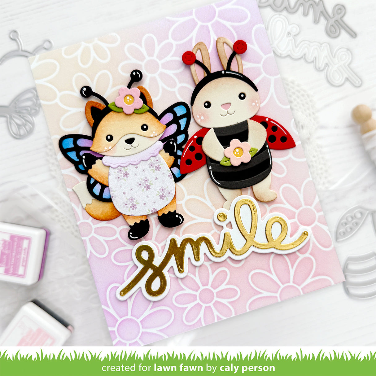 Lawn Fawn Scripty Smile Outline Add-On (LF4142)