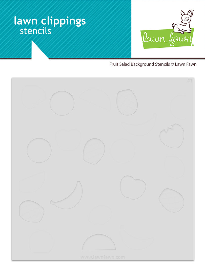 Lawn Fawn Fruit Salad Background Stencils (LF4146)