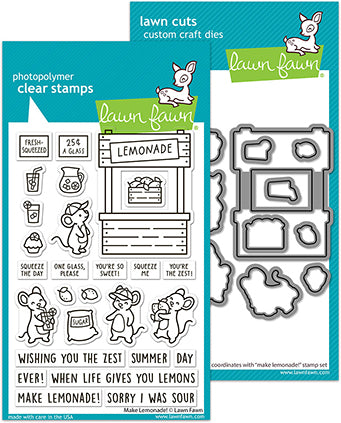 Lawn Fawn Make Lemonade! (LF4122) and Lawn Cuts (LF4123) Bundle