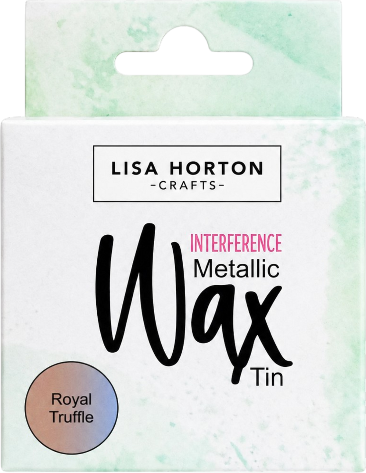 Lisa Horton Crafts Interference Water Based Wax Tin - Royal Truffle