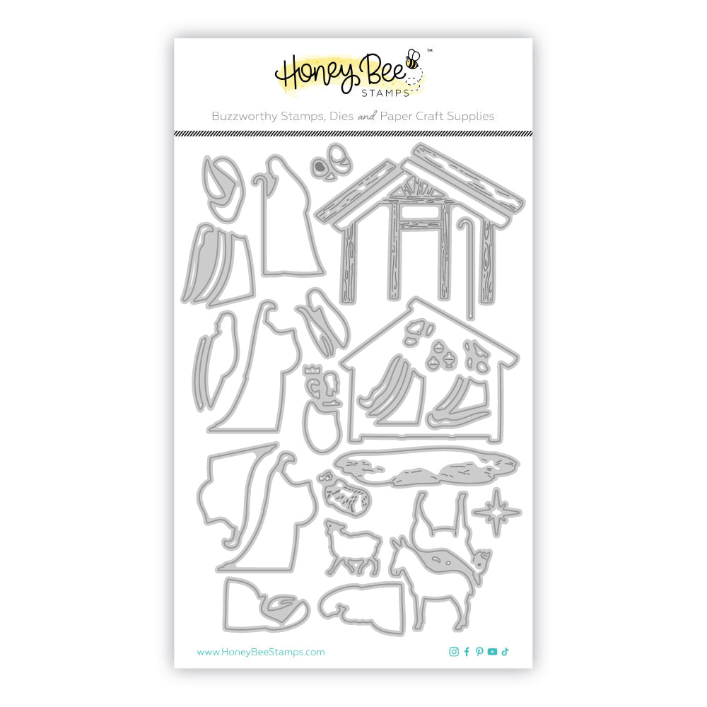 Honey Bee Stamps Lovely Layers: Nativity Scene - Honey Cuts - Stand-Alone Dies