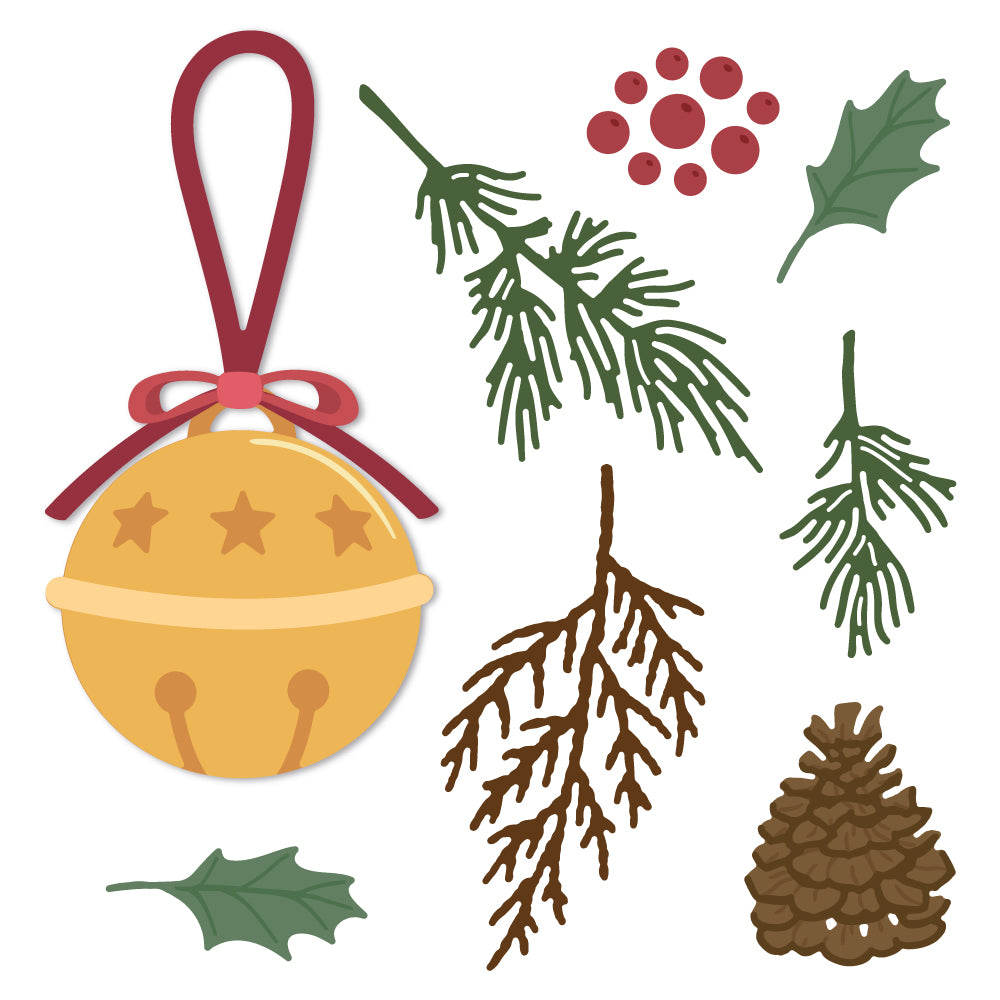 Honey Bee Stamps Lovely Layers: Sleigh Bell - Honey Cuts - Stand-Alone Dies