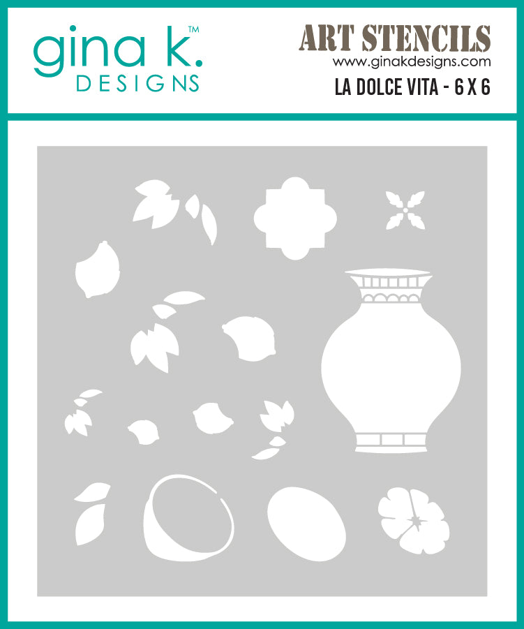 Gina K Designs STENCIL – La Dolce Vita