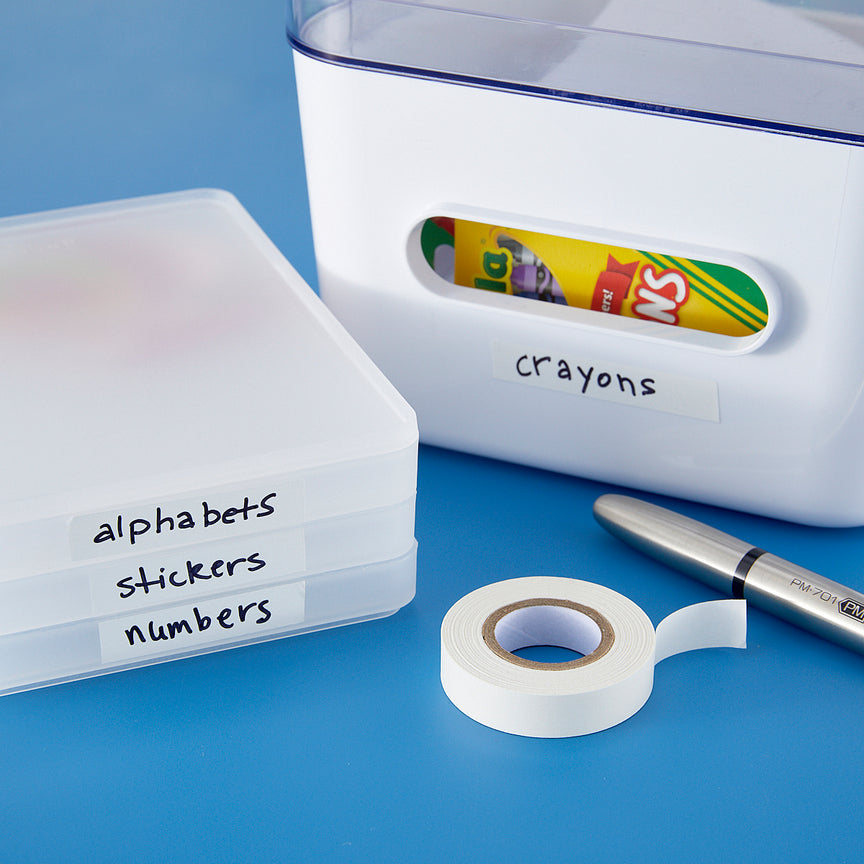 Spellbinders White Labeling Tape 1/2"