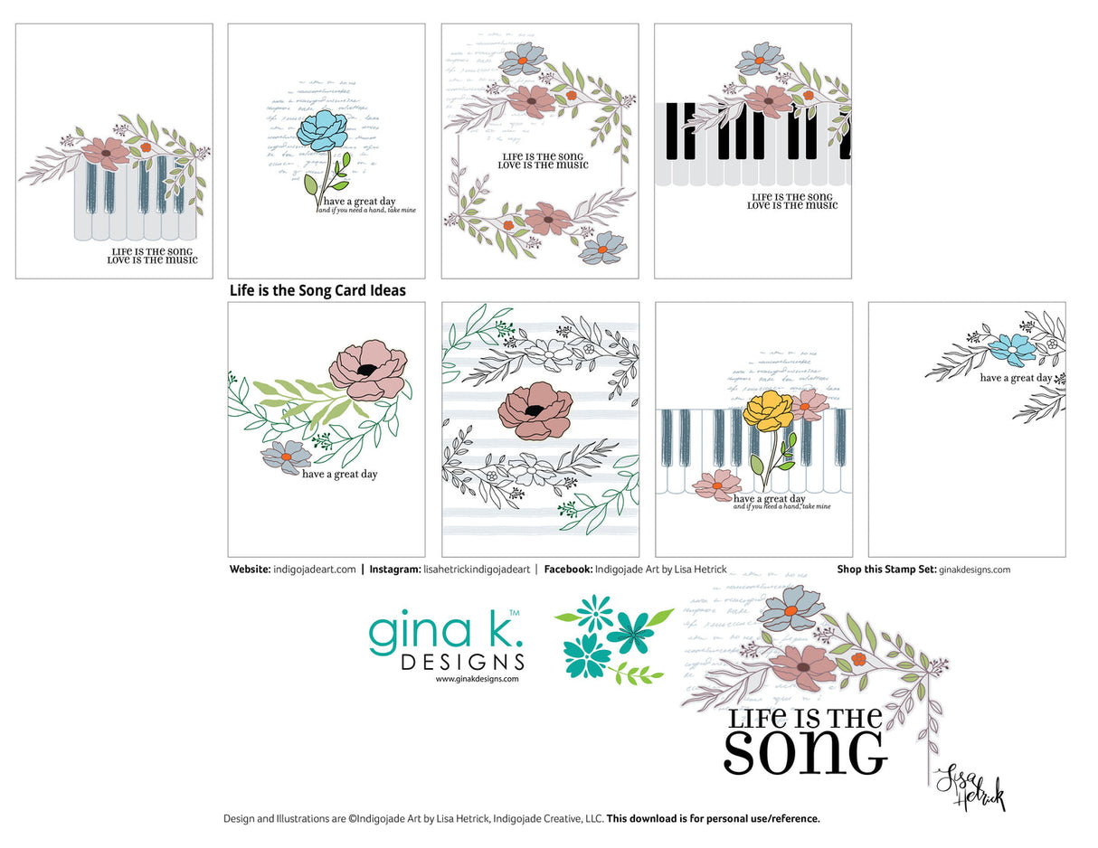 Gina K Designs BUNDLE- Life is The Song