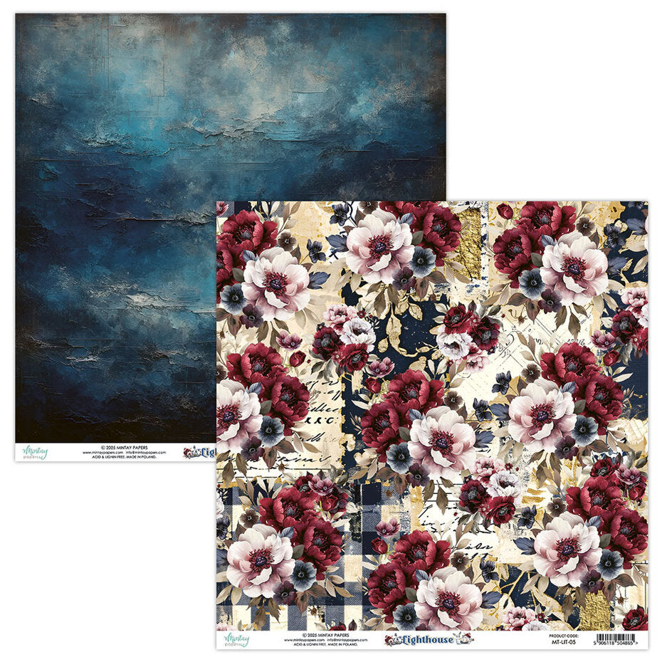 Mintay Lighthouse 8x8 Inch Scrapbooking Paper Pad (MT-LIT-08)