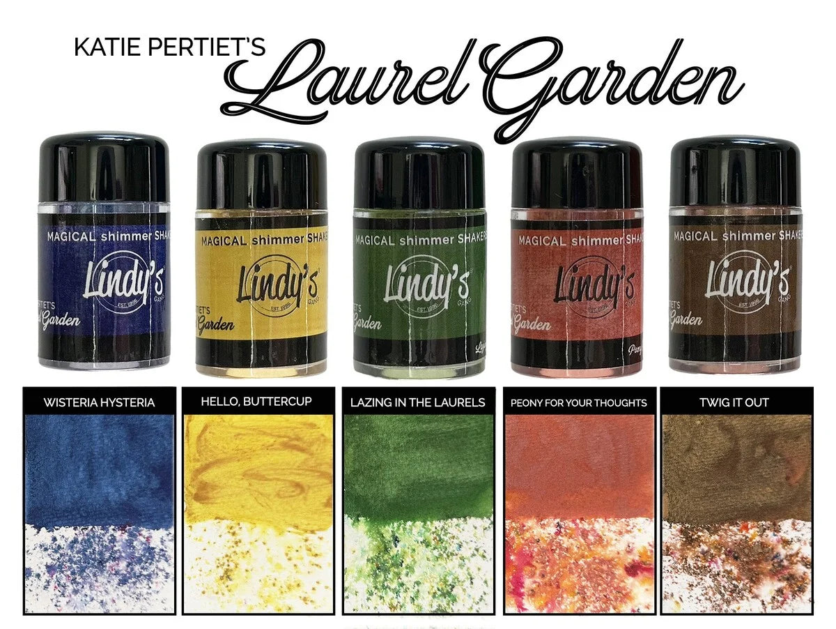 Lindy's Stamp Gang Katie Pertiet's Laurel Garden Magical Shaker 2.0 SET (mshaker-SET-12)