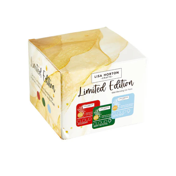 Lisa Horton Crafts Lisa Horton Crafts Set of 3 Ltd Edition Matt Blending Ink Pads - Jingleberry, Merry Mistletoe and Arctic Frost postage as per actuals