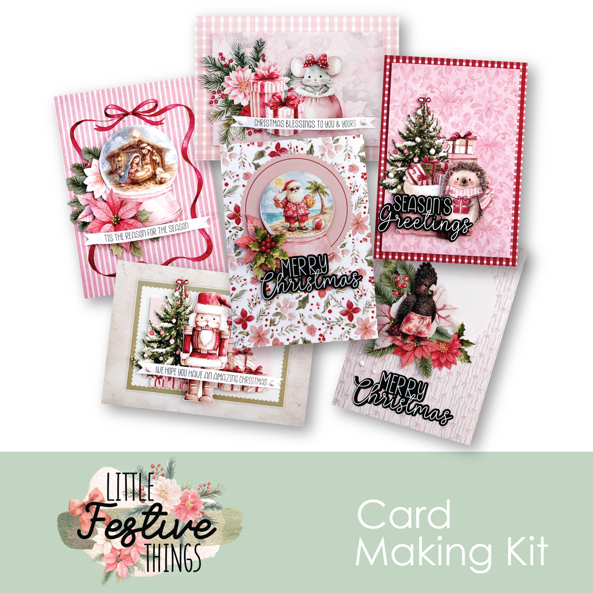 Uniquely Creative Little Festive Things Card Making Kit