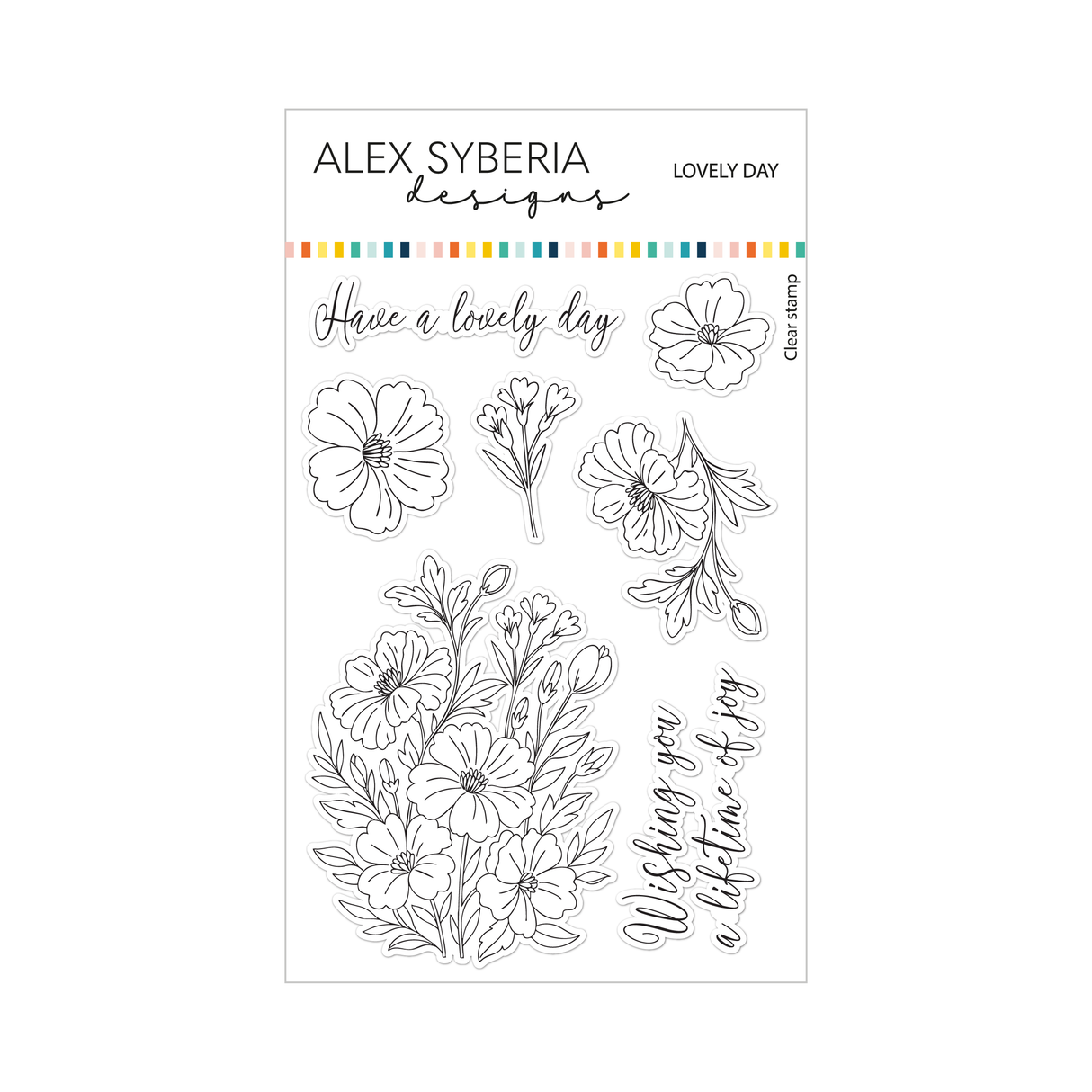 Alex Syberia Designs Lovely Day Stamp Set & Die Set
