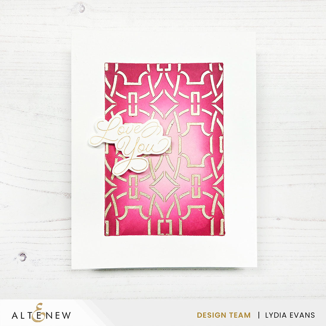 Altenew Luxe Lattice Stencil